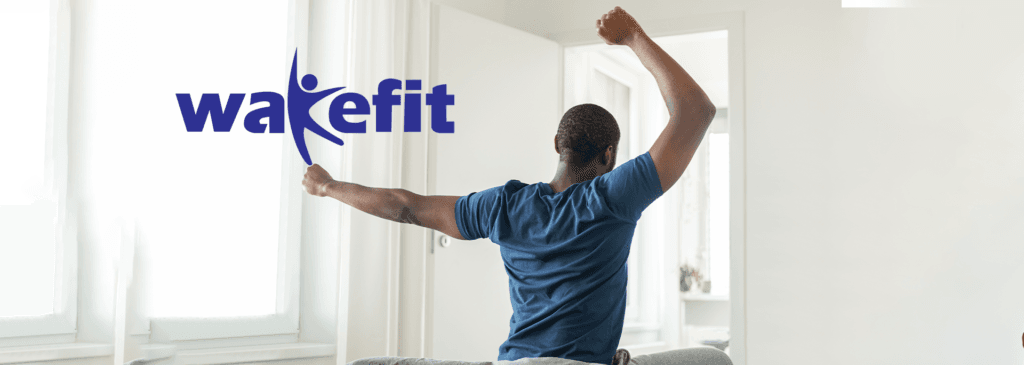 Wakefit logo - premium orthopedic mattress brand for superior sleep comfort.