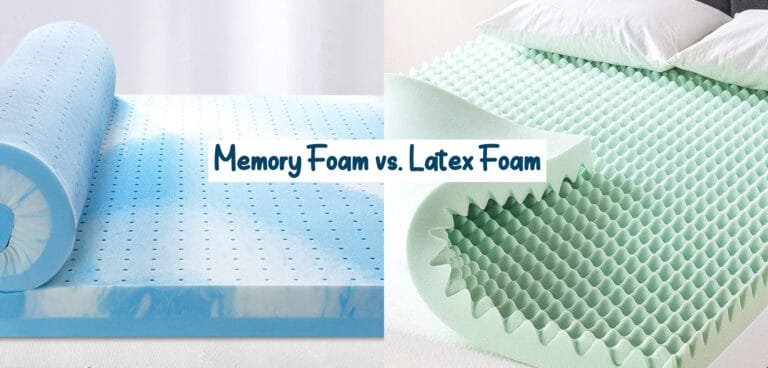 Memory foam vs. latex foam